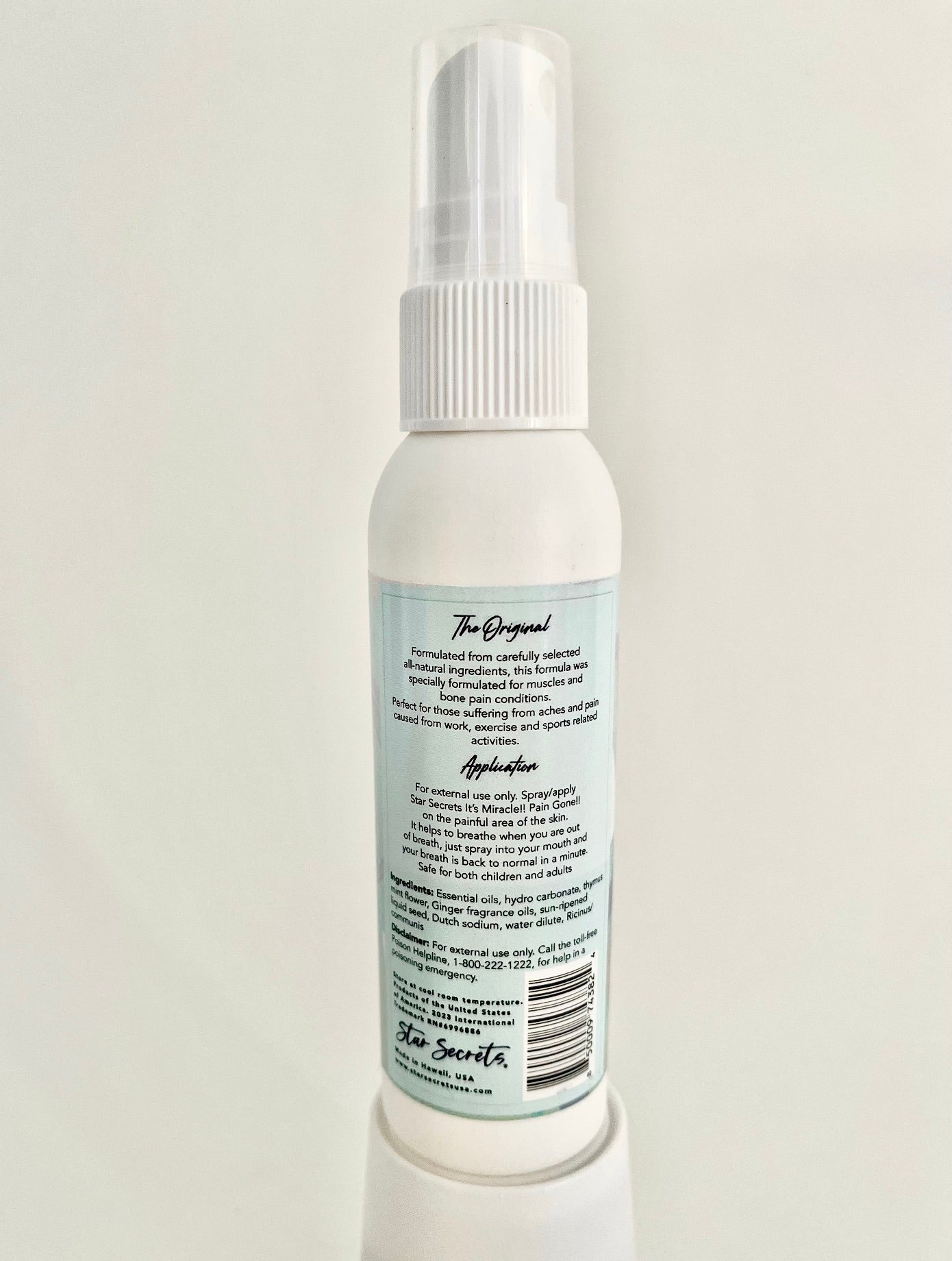 STAR SECRETS It's MIRACLE!! PAIN is GONE!! 2 oz - All Natural