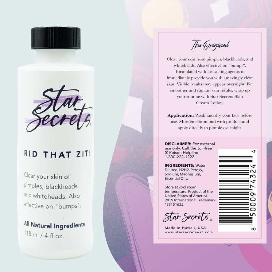 STAR SECRETS Rid that Zit 4 oz - All Natural Ingredients