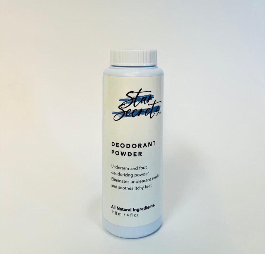 STAR SECRETS Deodorant Powder 4 oz - All Natural Ingredients