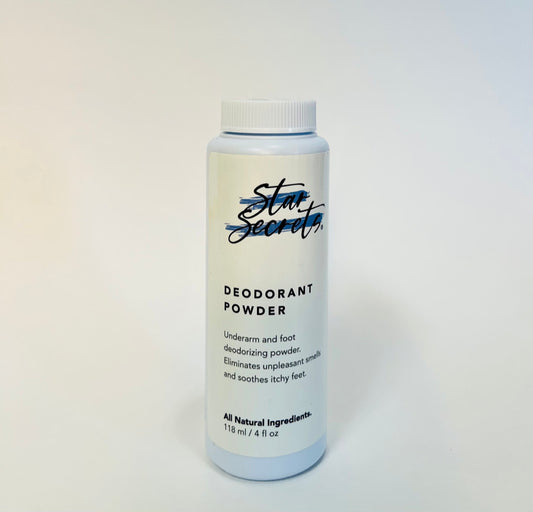 STAR SECRETS Deodorant Powder 4 oz - All Natural Ingredients