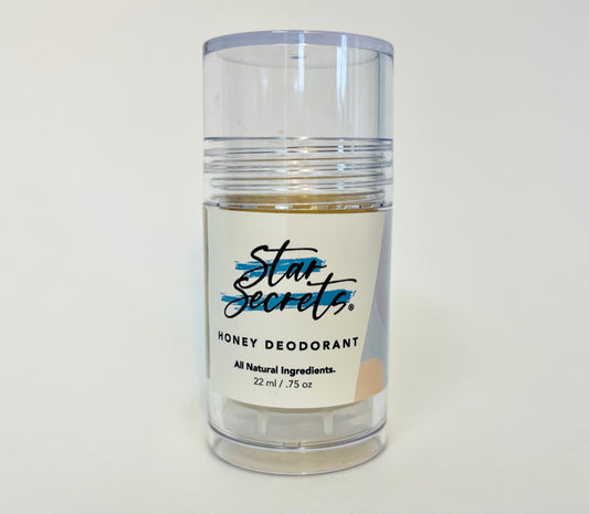 Star Secrets Honey Deodorant 1oz - All Natural Ingredients