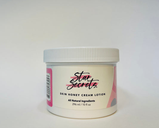 STAR SECRETS Skin Honey Cream Lotion 10 oz - All Natural Ingredients